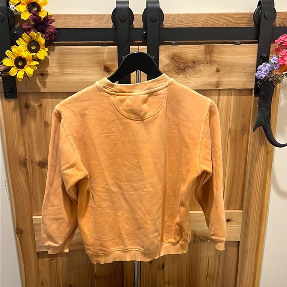 Comfort Colors Kids Sweatshirt in Warm Orange - Clemson Fan - Picture 4 of 6